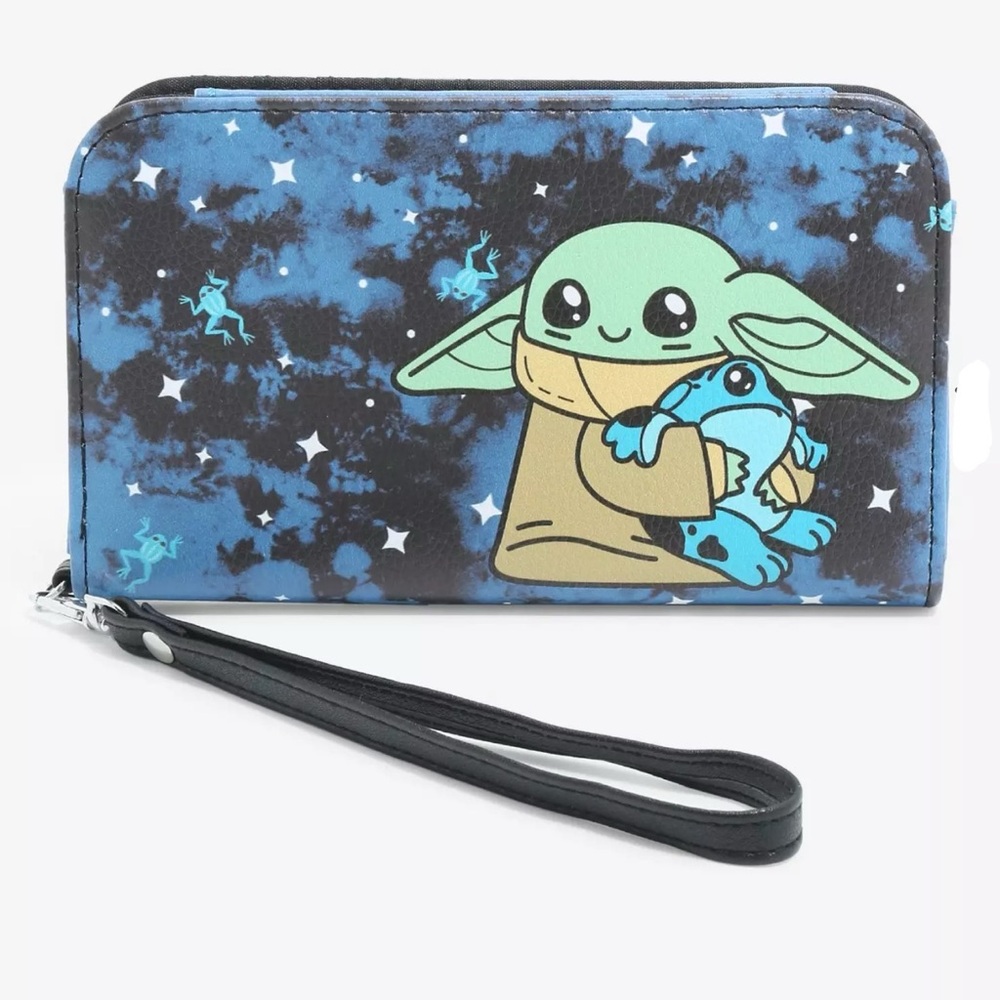 STAR WARS wallet TECH wristlet GROGU the Mandalorian baby yoga iPhone case phone